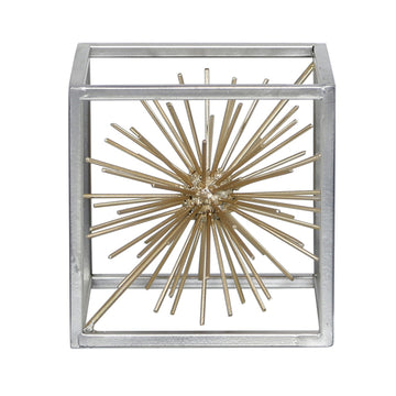 13cm Golden Finish Starburst Centrepiece Display