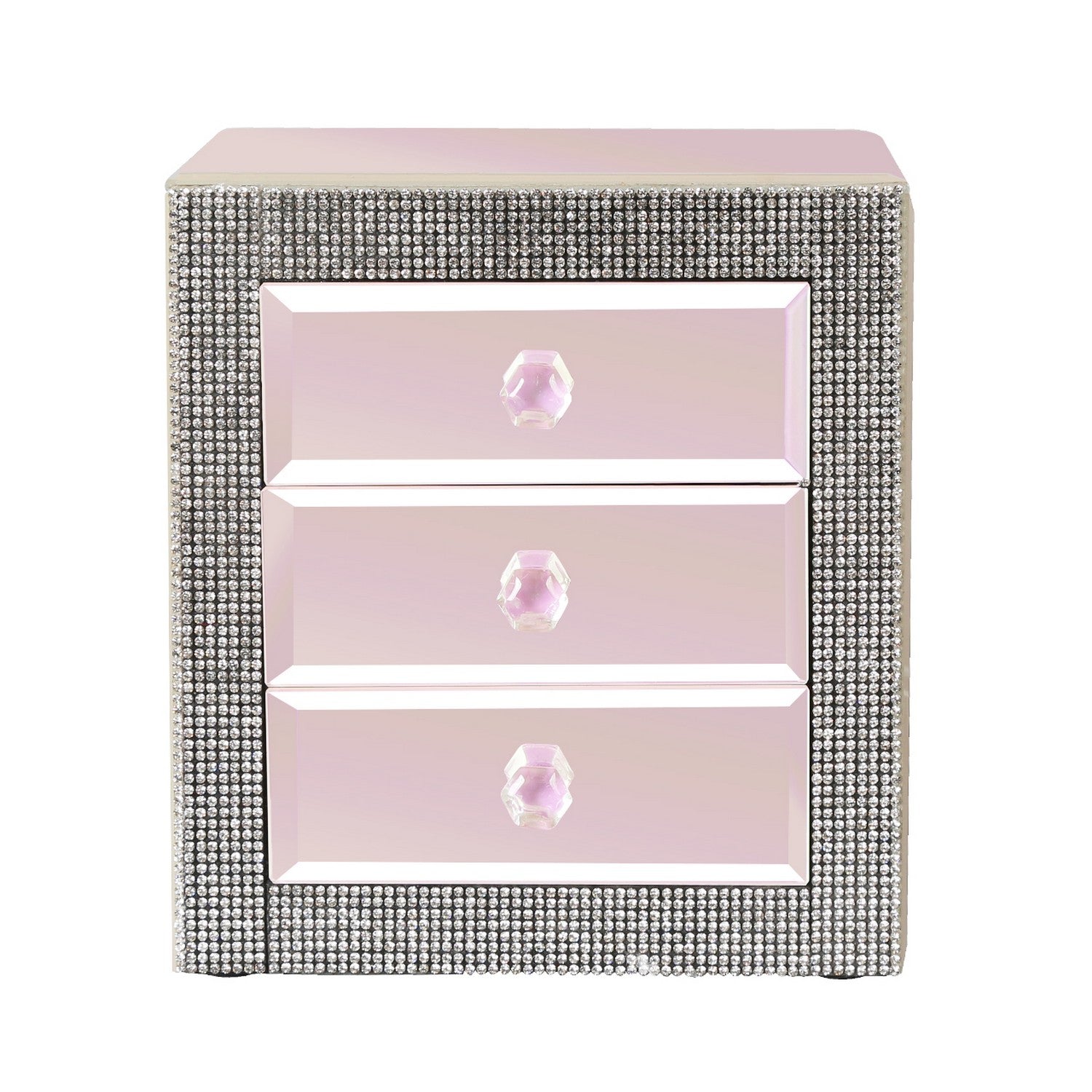 Glitz And Lustre 3 Drawer Jewellery Box