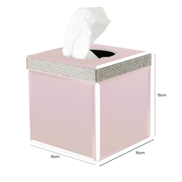 Glitz And Lustre Cube Tissue Box Holder