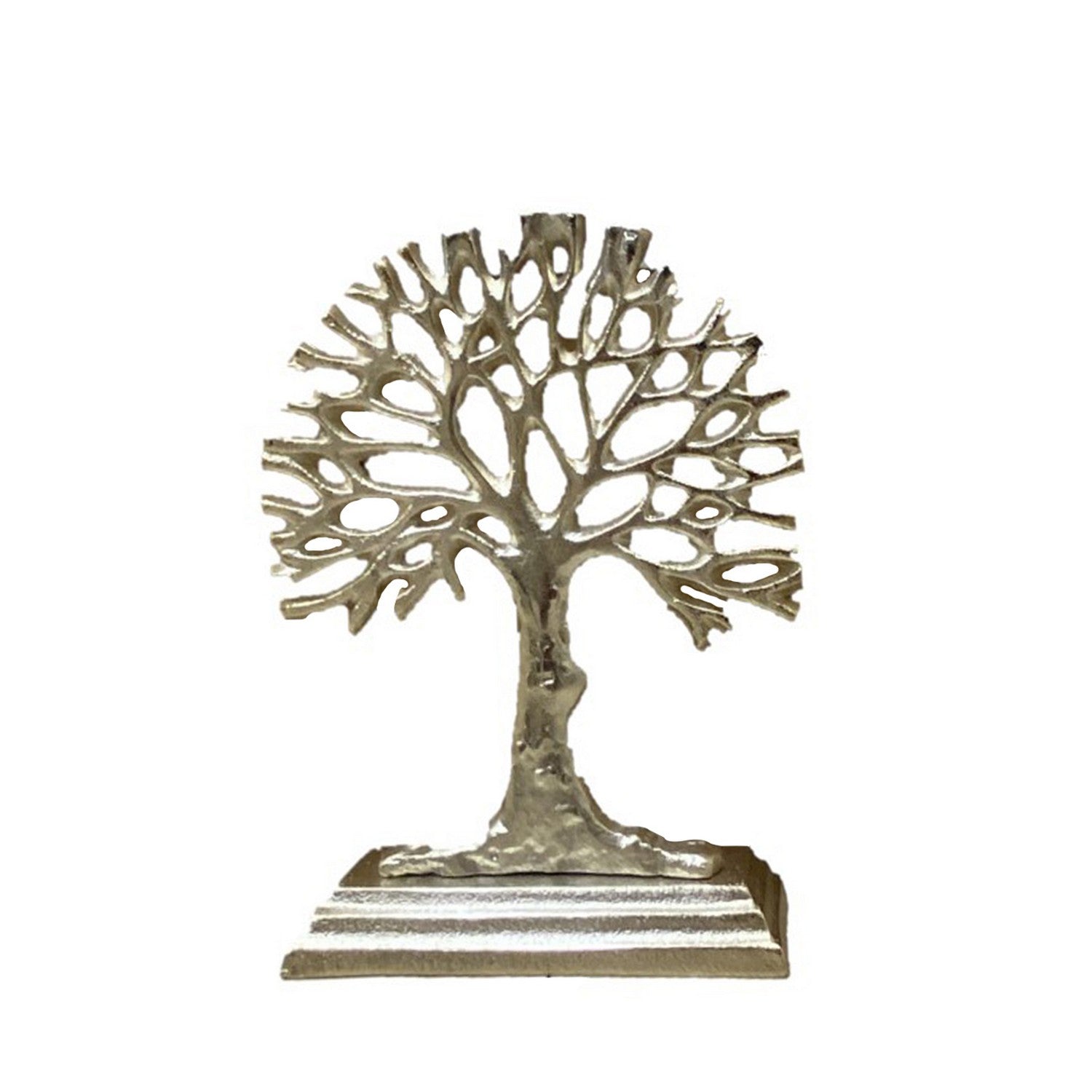 25cm Light Gold Finish Tree Sculpture