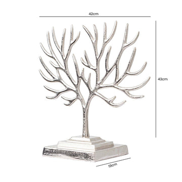 43cm Nickel Tree Sculpture