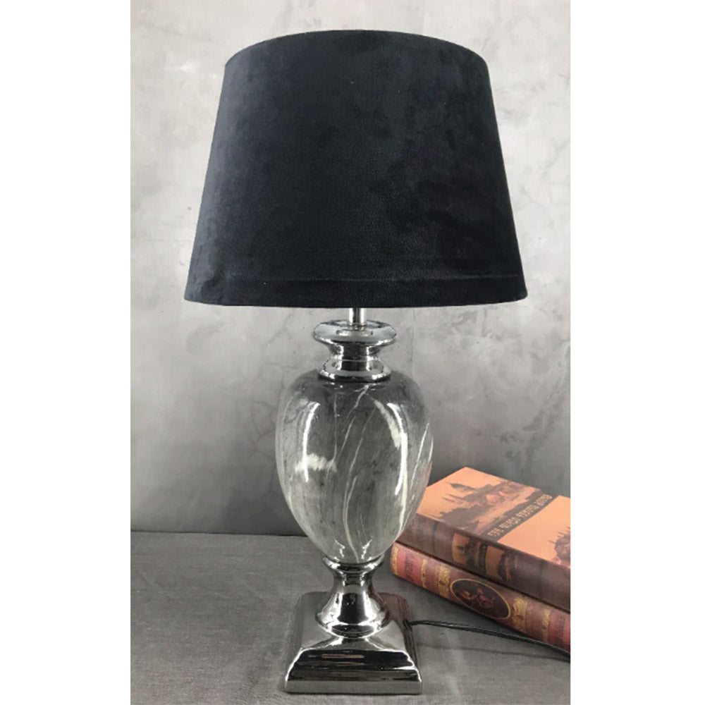 54cm Black Fabric Shade Table Lamp