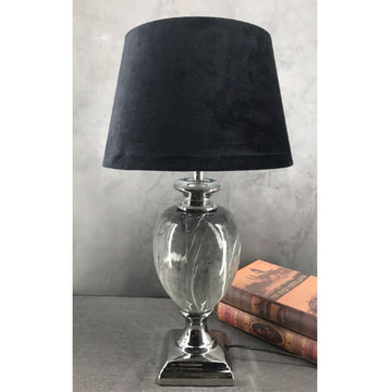 54cm Black Fabric Shade Table Lamp