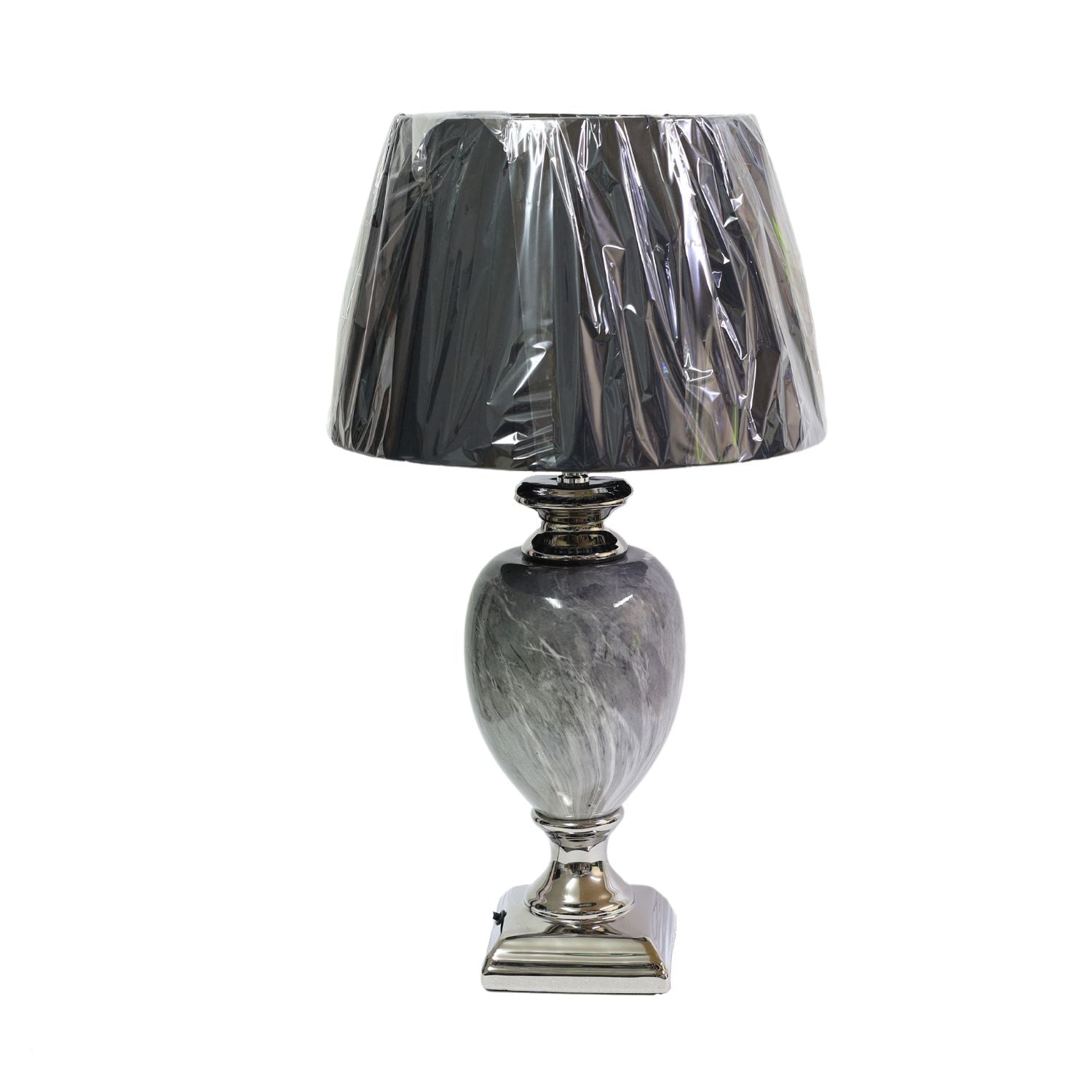44cm Black Fabric Shade Table Lamp