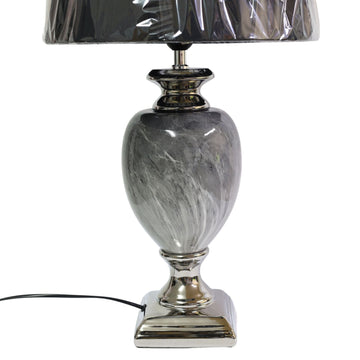 44cm Black Fabric Shade Table Lamp