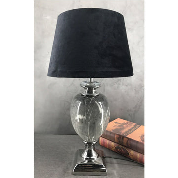 70cm Black Fabric Shade Table Lamp
