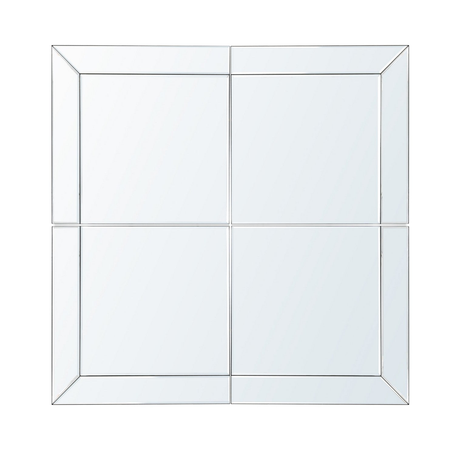 Set Of 4 50cm Wall Mirror Panels