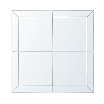 Set Of 4 50cm Wall Mirror Panels
