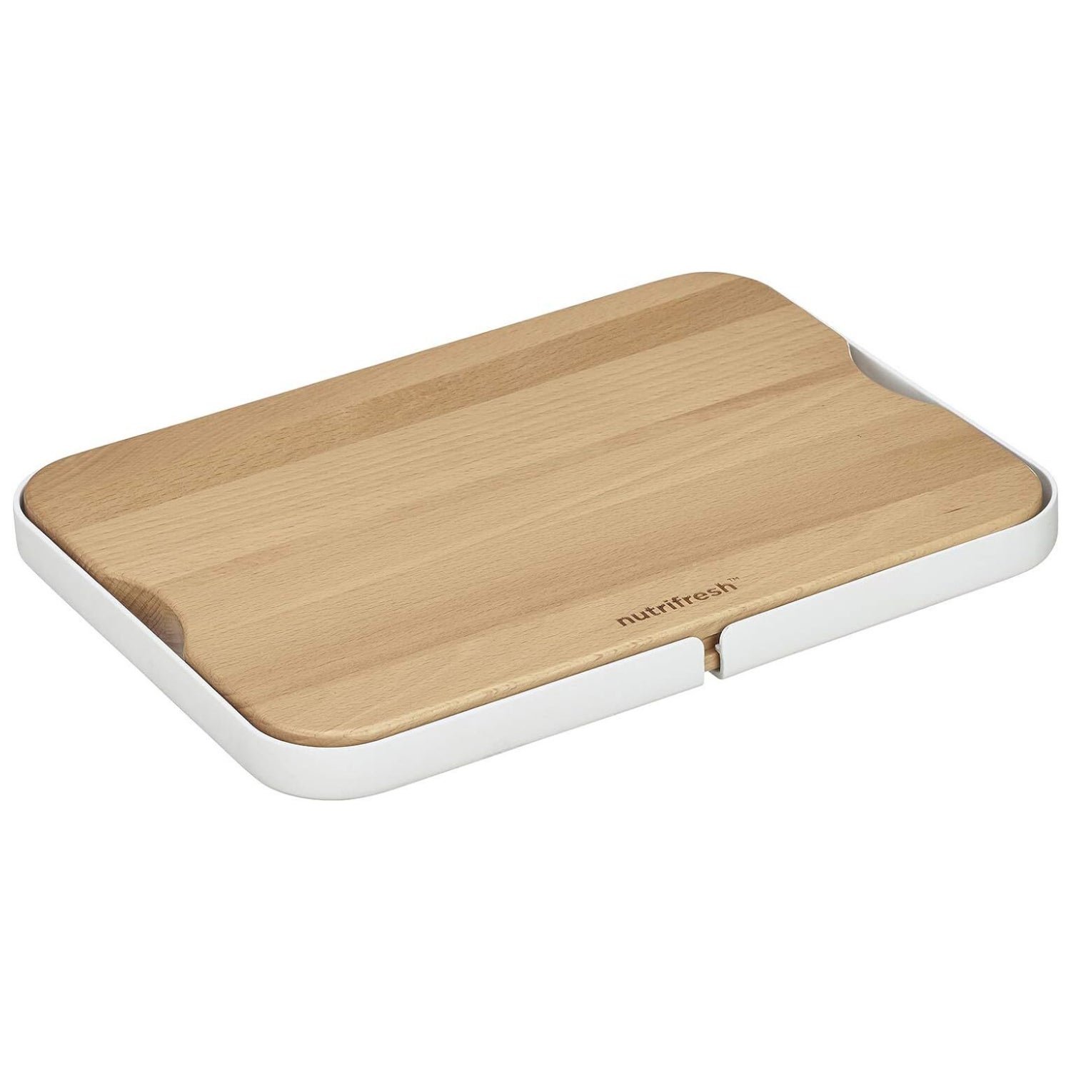 Wooden Chopping Board With Slide Out Trays