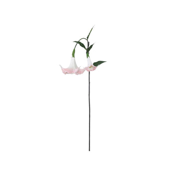 Trumpet Flower Pink Stem Artificial Plant