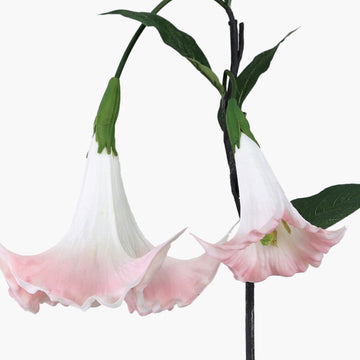 Trumpet Flower Pink Stem Artificial Plant