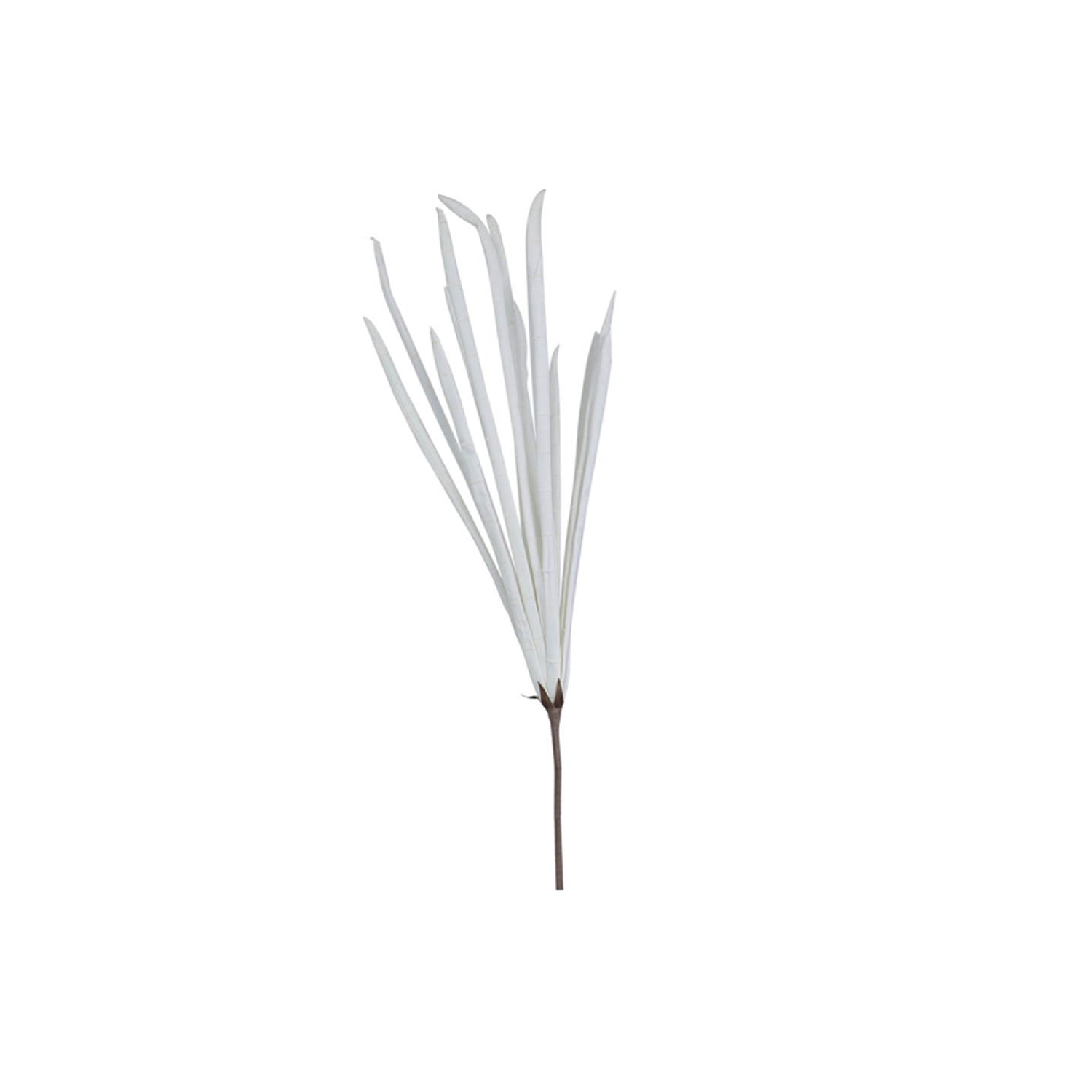 White Spray Artificial Foam Stem Ornament