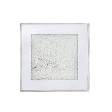 30cm Moondust Square Glass Candle Plate