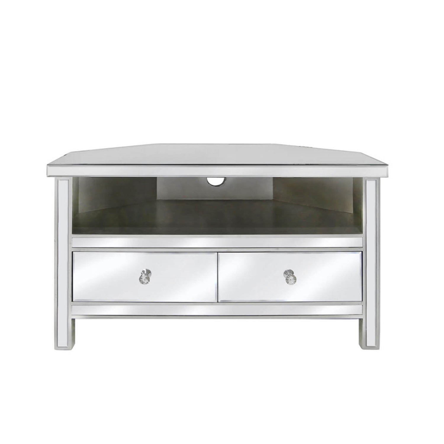 Classic Mirror 2 Drawer TV Stand
