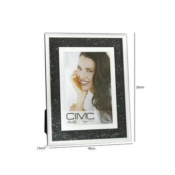 4 x 6  Moondust Glass Picture Frame