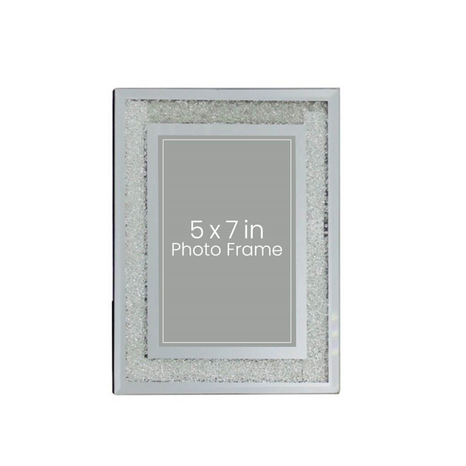 5 x 7 Crystal Border Picture Frame