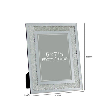 5 x 7 Crystal Border Picture Frame