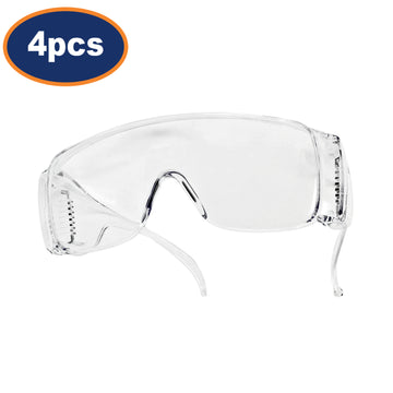 4Pcs Becker Safety Industrial Full-Frame Eyewear