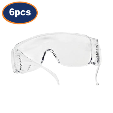 6Pcs Becker Safety Industrial Full-Frame Eyewear