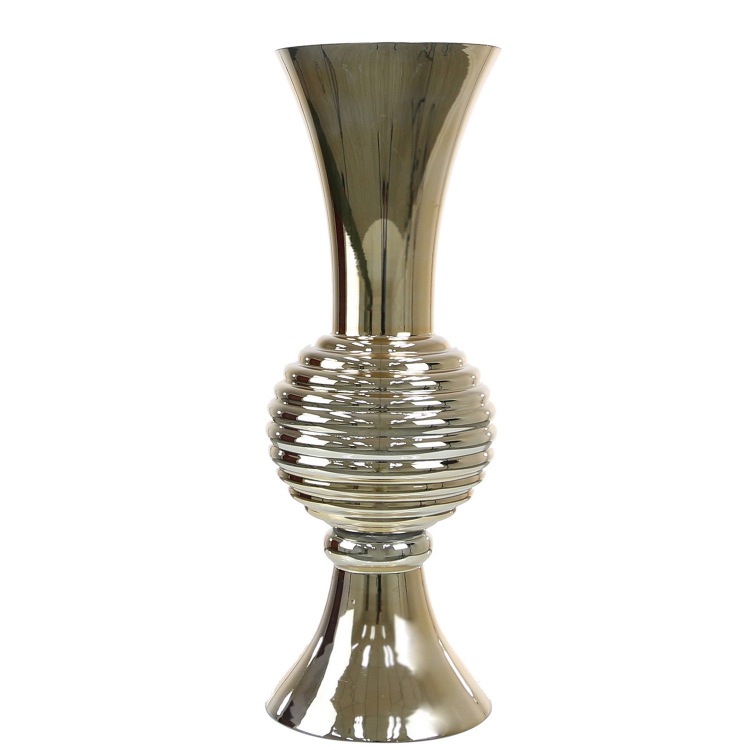 Large Gold Glass Vase