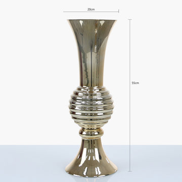 Medium Gold Glass Vase