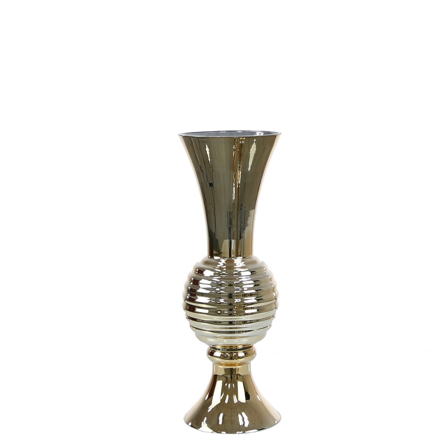 Small Gold Glass Vase