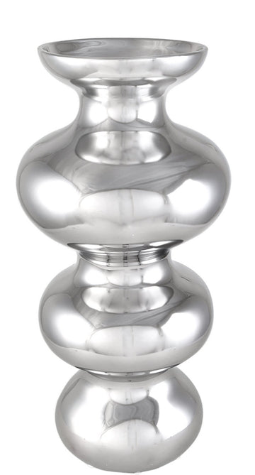 Value Medium Ceramic Silver Vase