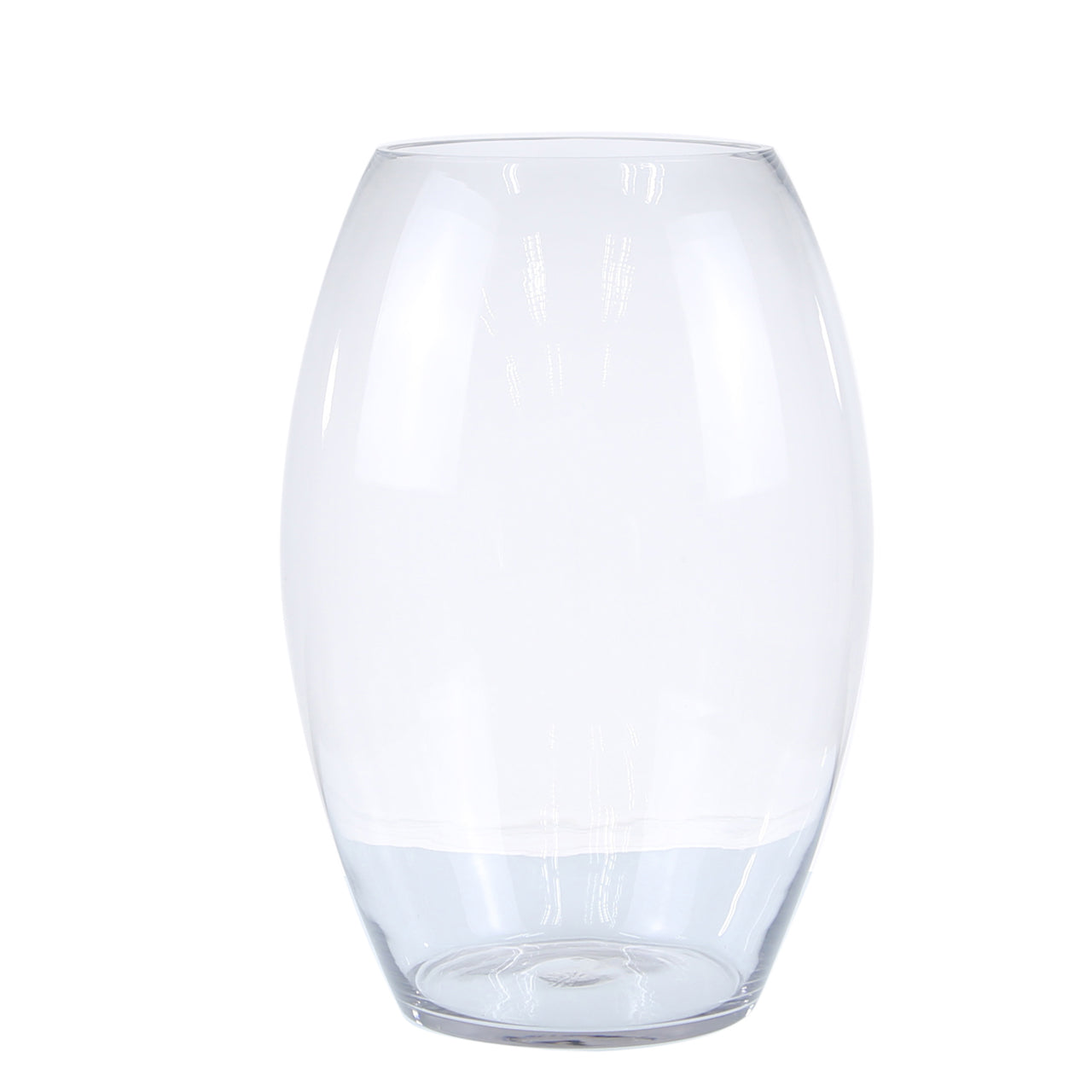 Medium Clear Glass Vase