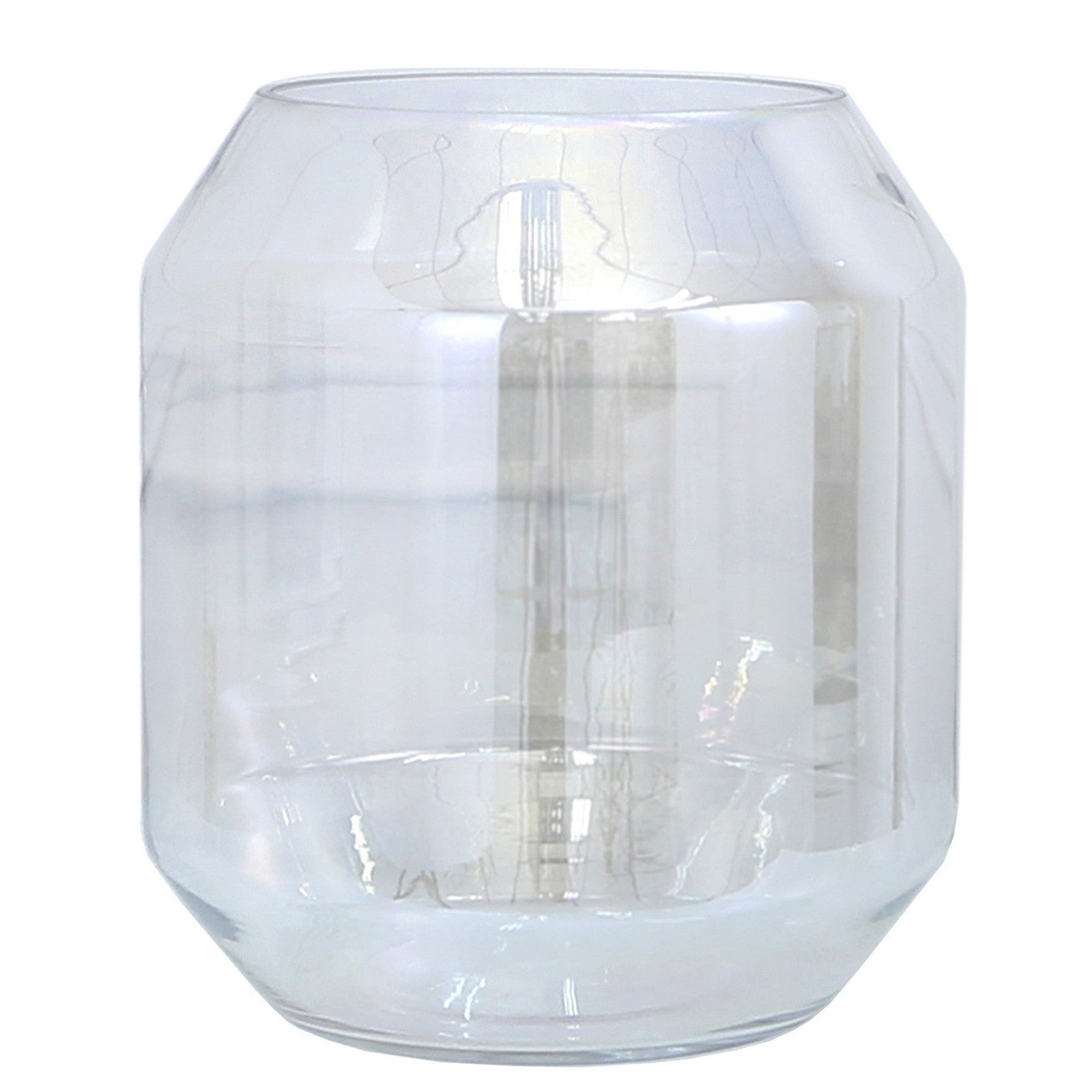 Large 33cm Lustre Glass Ball Vase