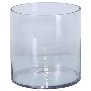 25cm Clear Cylinder Glass Vase