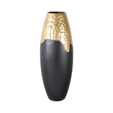 49cm Black and Gold Vase