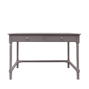 2 Drawer Desk Taupe Table