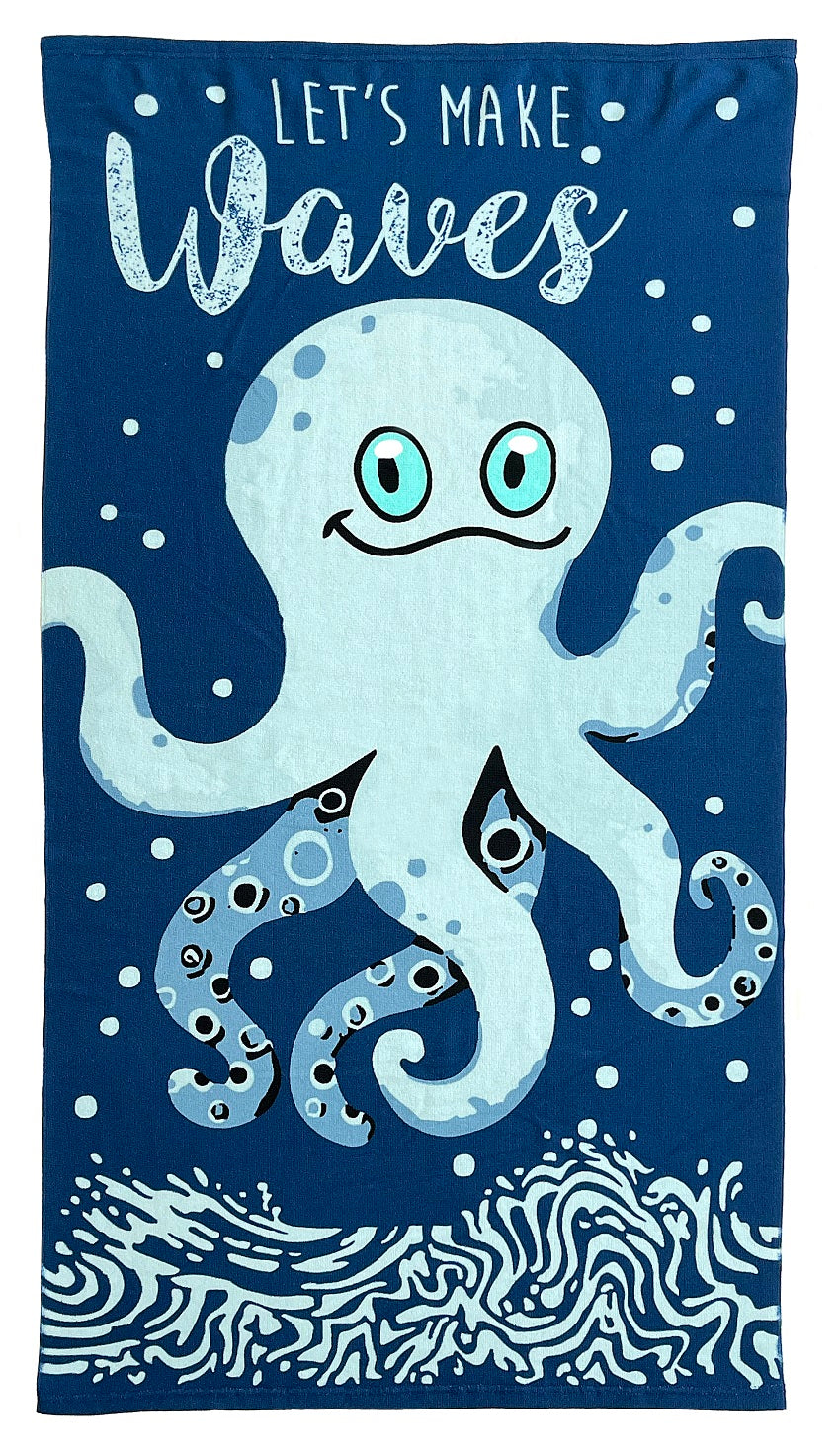 Octopus Kids Beach Towel - Blue