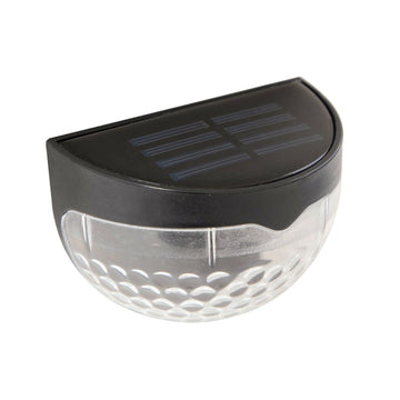 GardenKraft Set of 8 Decorative Solar Fence Outdoor Lights