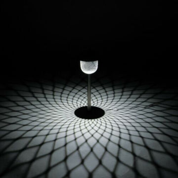White Solar Powered Garden LEDs Lights 6 Pcs