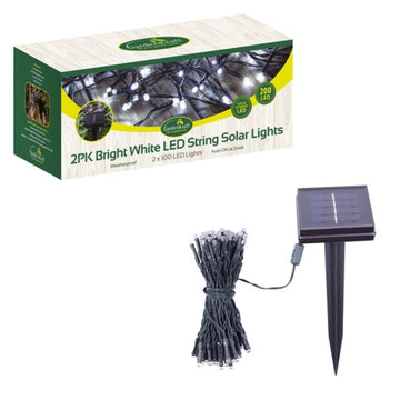 200 LED Bright White Energy Saving Solar String Lights