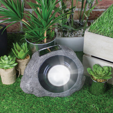 Solar Rock Shape LED Light Decorative Outdoor Lamp Lighting