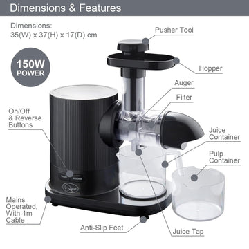 Quest Slow Masticating Juicer