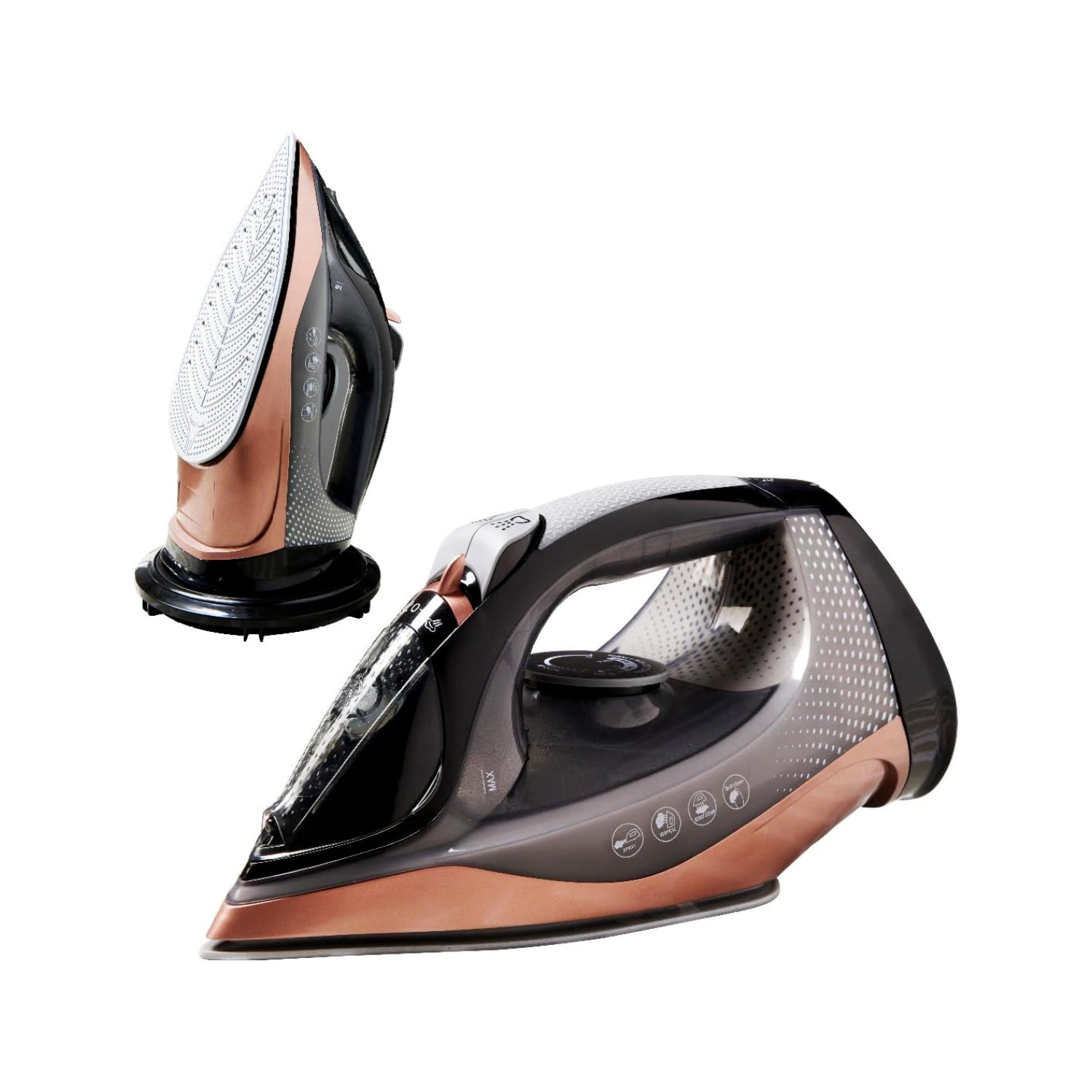 Quest 2400W Cordless Ceramic Soleplate Steam Iron With 350ml Water Tank