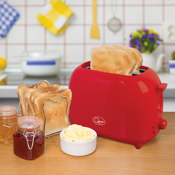 Quest 2 Slice Red Kitchen Toaster