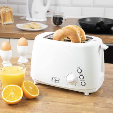 Quest 2 Slice White LED Buttons Toaster