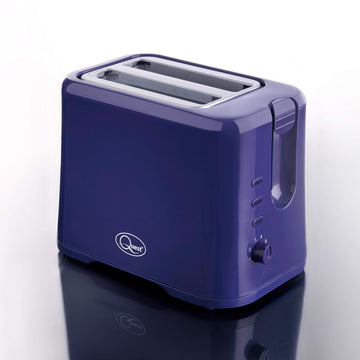 Quest 870W Navy Blue 2 Slice Compact Toaster