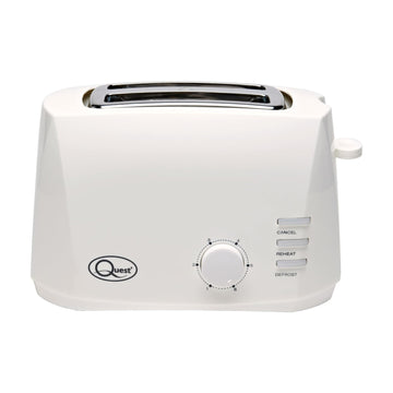 Quest 800W 2-Slice Toaster White
