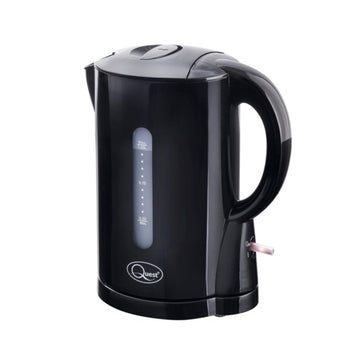 Quest 1080W 1 Litre Black Electric Kettle