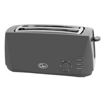 1400W Grey 4-Slice Extra Long Slots Toaster