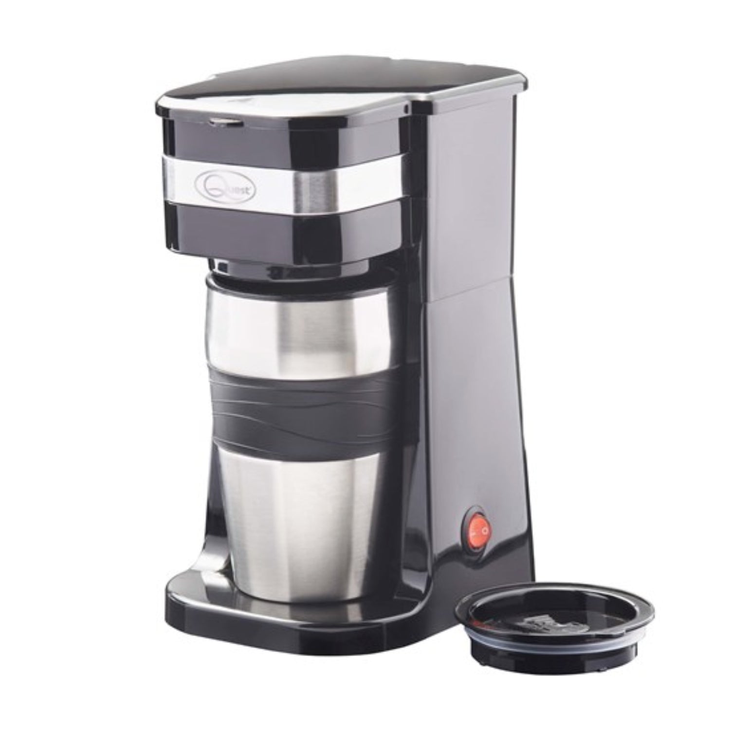 Quest Coffee To Go Filter Coffee Maker With Stainless Steel Travel Mug