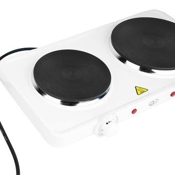 2500W Electric Portable Twin Hob Hot Plate