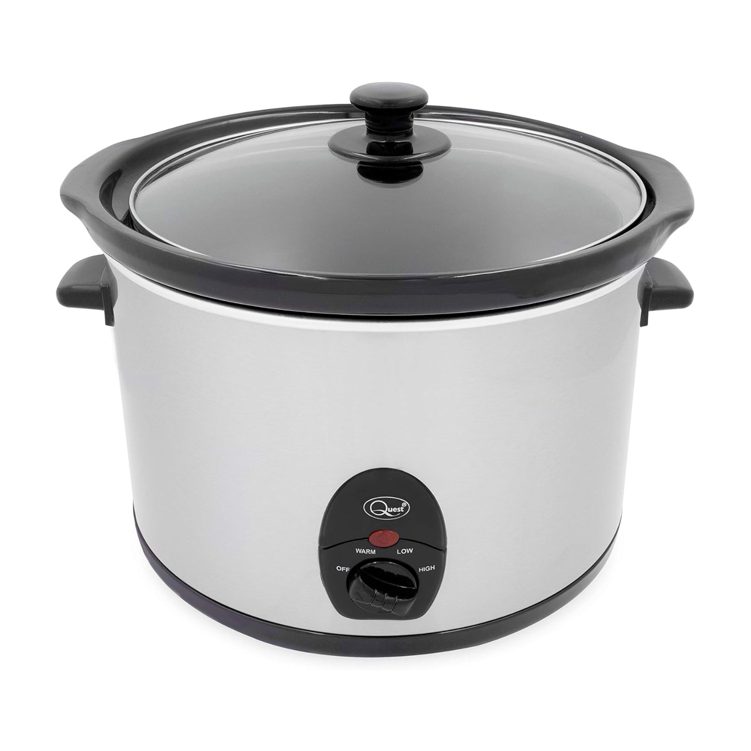 Quest 5 Litre 320W Stainless Steel Slow Cooker