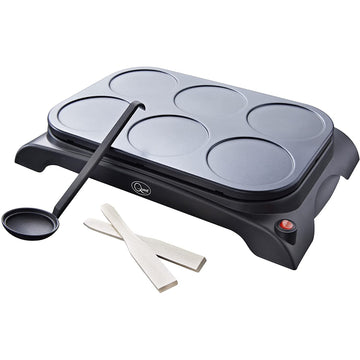 Quest 6 Non-Stick Moulds Mini Pancake Maker and Grill