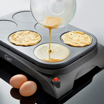 Quest 6 Non-Stick Moulds Mini Pancake Maker and Grill